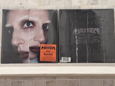 SEALED Lady Gaga MAYHEM Exclusive 180g Black Vinyl SIGNED In Hand Autograph LP - Image 1 of 3