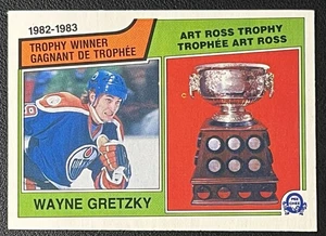 Wayne Gretzky 1983-84 O-Pee-Chee #204 Art Ross Trophy Ganador Edmonton Oilers - Imagen 1 de 2