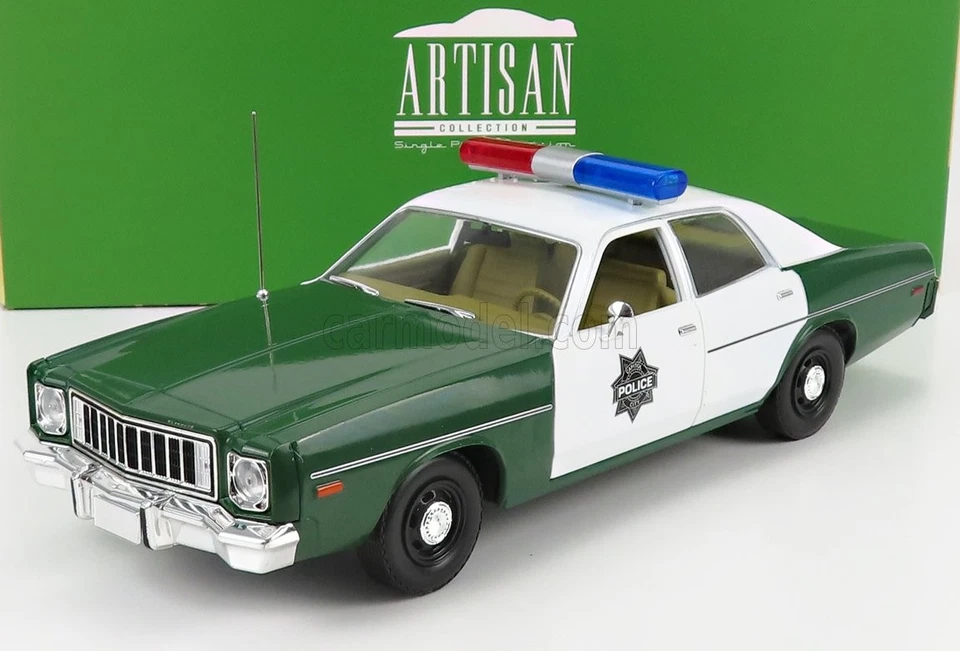 1/18 GREENLIGHT - PLYMOUTH - FURY HAZZARD POLICE 1975 19116 - Immagine 1 di 1