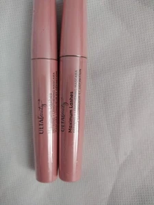 Máscara de pestañas Ulta Beauty Maximum Jet Black Lote de 2 alargamiento definitorio nueva - Imagen 1 de 4