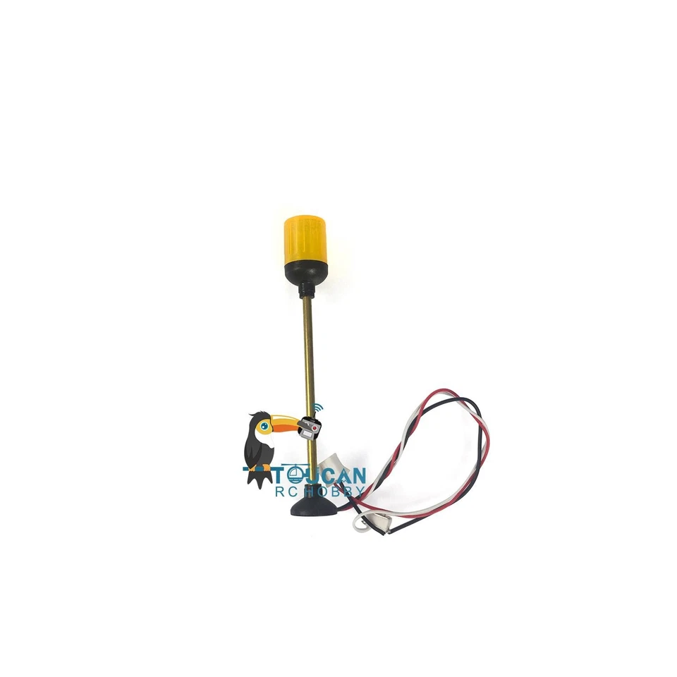 Henglong LED Flashing Warning Light Caution Lamp for DIY 1/16 1/14 RC Tank Truck - Image 1 of 1