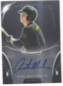 Autógrafos Bowman Sterling Austin Meadows 2013 #BSAP-AM Prospect AU - Imagen 1 de 2