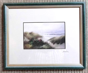 Dünenimpression 1 von Anselm Prester: Kunstdruck original signiert -mit Rahmung - Bild 1 von 4