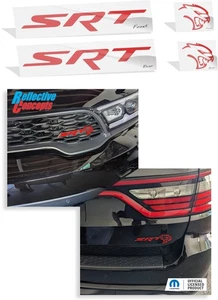 2021-2026 Durango SRT Hellcat Grille and Liftgate Emblem Overlay Decal Stickers - Bild 1 von 78
