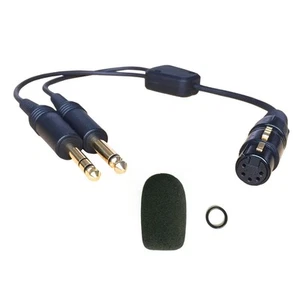 XLR Aviation Headset Adapter for General Aviation Headset - Picture 1 of 4