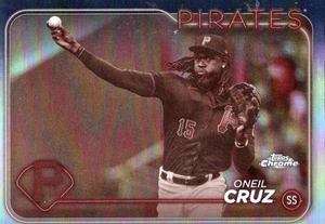 2024 TOPPS CHROME NEGATIVE O'NEAL CRUZ #98 - Picture 1 of 2