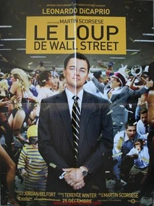 Il Lupo di Wall Street Locandina Cinema Piegato 53x40 Film Poster Scorsese - Imagen 1 de 1