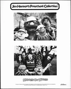 Muppets on Wheels Jim Henson 1990s Original Promo Photo Kermit - Imagen 1 de 2