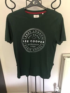 NWOTS Lee Cooper Originals Size S Green T Shirt . 100% COTTON - Picture 1 of 4