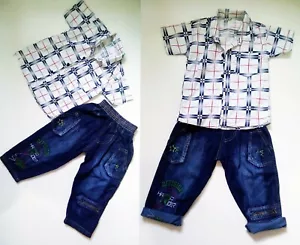 Toddler Kids Boys Outfits Short Sleeve T-Shirt + Shorts Casual Clothes - Picture 1 of 8