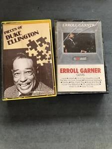 Erroll Garner Gems + Duke Ellington Pieces Of Cassette Tapes Jazz - Picture 1 of 7