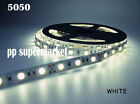 5M SMD 5050 blanc 4000k NO-imperméable 300 DEL bande de ruban adhésif flexible lumière DC12V