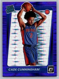 Pistones Donruss Optic #161 Cade Cunningham Target Purple Pulsar Detroit 2021-22 - Imagen 1 de 2