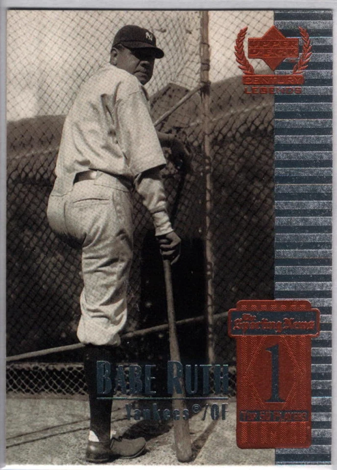 1999 Upper Deck Century Legends Baseball - Pick A Player - Image 1 of 1