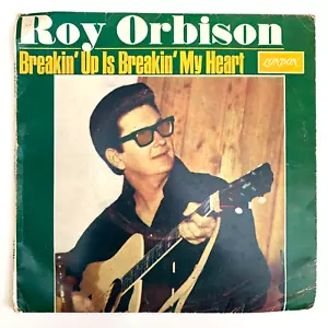 AU Roy Orbison - Breakin' Up Is Breakin' My Heart - EP 45 7" Vinyl & Pic Sleeve - Picture 1 of 5