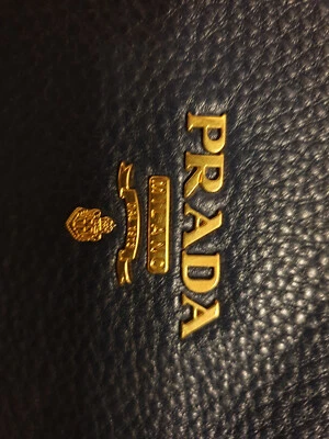 PRADA Handtasche, blau, echt, gebraucht - Bild 1 von 4