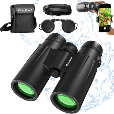 Usogood 10x42 Nachtsicht Fernglas Kompaktes Binoculars BaK4 Objektiv Binoculars