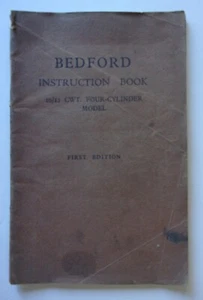 BEDFORD 10-12 CWT 4-Cylinder Model orig 1939 UK Mkt Instruction Book Manual - Picture 1 of 10