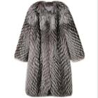 Women's Luxury Nightclub Elegant Imitation Faux Fur Long Coat Winter Windbreaker