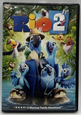 Rio 2 - DVD Widescreen Jesse Eisenberg Anne Hathaway Jemaine Clement 2014 - Image 1 of 3