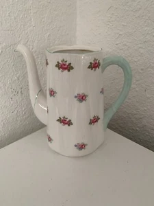 SHELLEY ROSEBUD DAINTY SHAPE Mini Coffee Pot - No Lid - Picture 1 of 9
