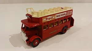 Lledo DG68 Days Gone Pepsi Open top Bus Red - Picture 1 of 6