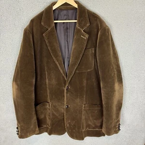 Eddie Bauer Blazer Mens 50T Brown Corduroy 2 Button Sport Jacket - Picture 1 of 10