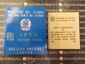 ITALIENISCHE REPUBLIK LIRE 500 GALILEO GALILEI LINCEO 1982 COD. 3796 - Bild 1 von 4