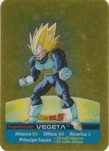 Lamincards Dragon Ball Z Edibas Serie Oro VEGETA N 62 DORATA - Imagen 1 de 2