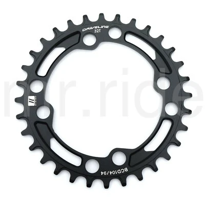 DRIVELINE Narrow-wide Chainring 32T BCD 104/94mm 10/11 Spd For Sram Crank X01,X1 - Image 1 of 4
