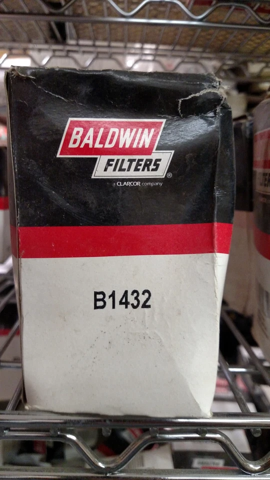 Baldwin фильтры B1432 масляный фильтр, вращающийся, 4-3/32 «x 3» x 4-3/32» - Изображение 1 из 1
