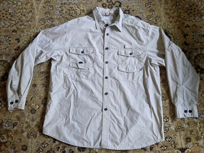 698) CAMISA DE PESCA MARCA CAYON RIVER BLUES MANGA LARGA XL EXTRA GRANDE MUY BONITA Foto 1 de 4