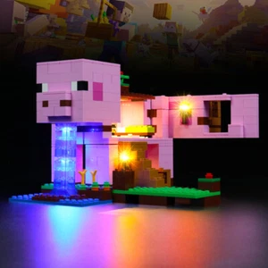 LocoLee LED Light Kit for Lego 21170 Minecraft The Pig House Decor Lighting Set - Bild 1 von 11