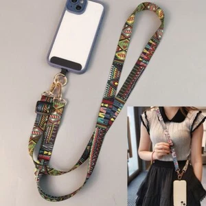 Embroidery Phone Shell Lanyard Phone Chain Straps Phone Accessories - Photo 1 sur 14