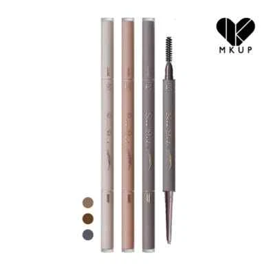 [MKUP] 1mm Razor Thin Blade Eyebrow Pencil Liner with Built-in Brush 0.08g NEW - Image 1 of 4