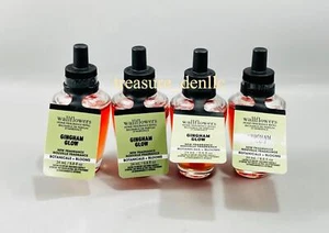 Bath & Body Works Gingham Glow Wallflowers Fragrance Refill Bulbs Set of 4 New - Picture 1 of 2