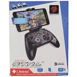 Mad Catz Micro C.T.R.L. Black Mobile Gamepad for Android & Windows - Picture 1 of 8