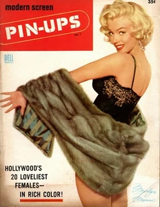 1955 Modern Screen Pin-ups First Issue Marilyn Monroe Cover - Picture 1 of 2