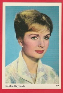 1960s  Leaf Confectionary Film Star Card #57 US Actress Debbie Reynolds - Picture 1 of 1