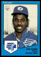 1989 ProCards Juan Guzman Syracuse Chiefs #797