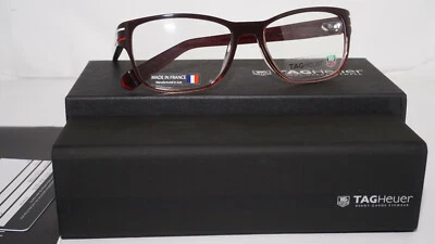 TAG HEUER New Eyeglasses Black Gradation Clear TAG 533 004 52 18 140 - Image 1 of 4