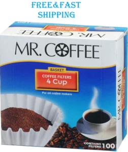 Mr. Coffee 4-Cup Coffee Filters 100 Count Package May Vary - Picture 1 of 2