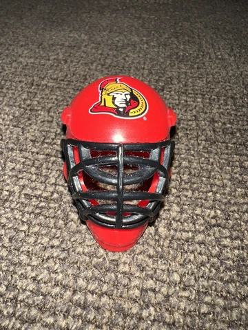 Ottawa Senators Hockey Goalie Mini Helmet Mask Franklin NHL 1.5" Cover