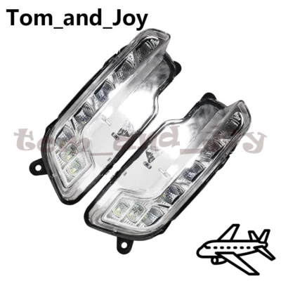 2x DRL LED Daytime Running Light For Mercedes Benz W212 E300 E350 E500 RH+LH Foto 1 de 4