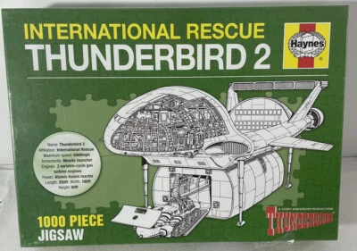 New Haynes International Rescue Thunderbird 2 1000 Piece Jigsaw Puzzle Sealed - Image 1 of 4
