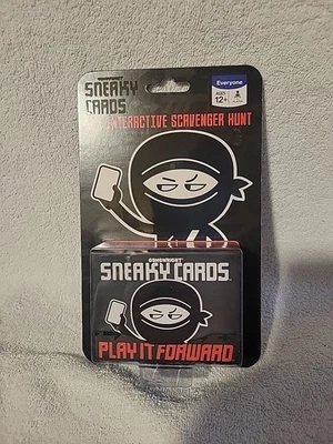 Sneaky Cards Play It Forward Interactive Card Game by Gamewright New Sealed Fast - Image 1 of 2