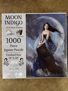 Sunsout Puzzle Mond Indigo Fantasy Themenkunst Nene Thomas 1000 Teile Hergestellt in den USA - Bild 1 von 2
