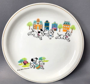 Walt Disney Production 101 Dalmatians Print White Plate 7.25" by Sango Japan - Picture 1 of 6