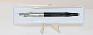 Parker Arrow Clip Stainless Steel Cap Black Barrel Retractable Ballpoint Pen NIP - Picture 1 of 6