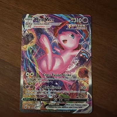 Mew VMAX (Alternate Art Secret) 269/264 Swsh08: Fusion Strike Holo - Image 1 of 4